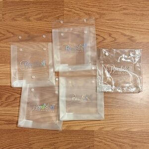 Bombshell Sportswear Holographic Logo Clear Bag